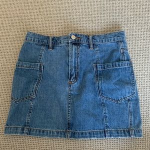 BDG mini jean skirt